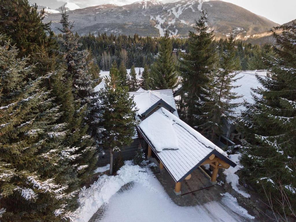 Beautiful 5 Bedroom Log Home With Spectacular Views Уистлер Экстерьер фото